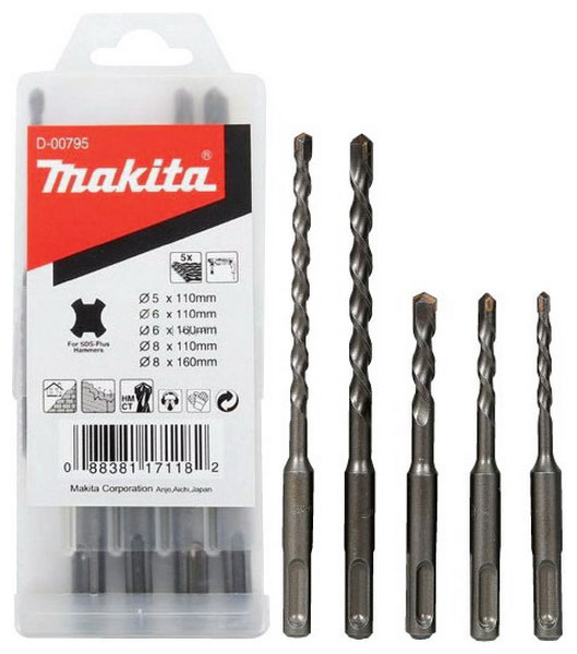 Набор буров Makita D-00795