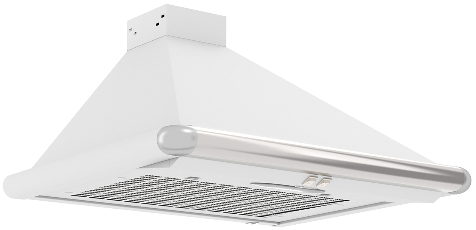 Изображение товара Вытяжка кухонная Elikor Сатурн 60П-180-В1Л белая нержавеющая сталь