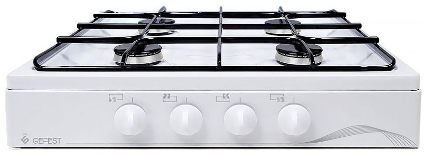 Изображение товара Настольная газовая плита Gefest ПГ 900-03 компактная с 2 конфорками белая