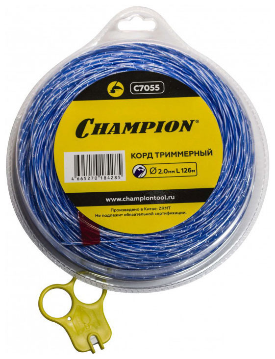 Изображение товара Леска Champion Sky-Cutter 2.0мм x 126м для газонокосилок