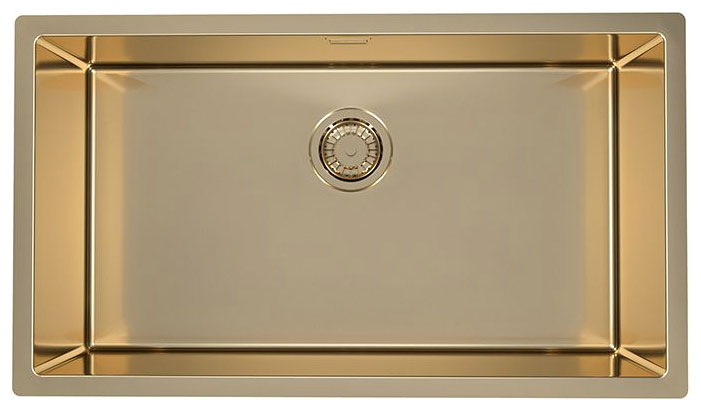 Изображение товара Кухонная мойка Alveus QUADRIX MONARCH 60 BRONZE 740x400x200 с выпуском без сифона (1117479)