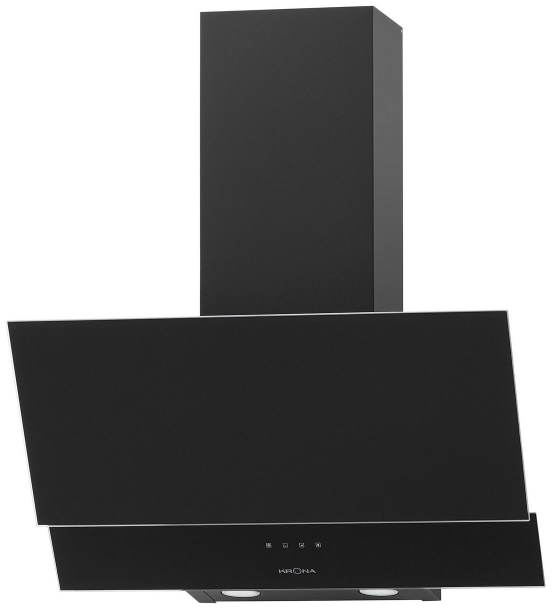 Изображение товара Вытяжка Krona VEREIN II 600 BLACK S наклонная настенная 863 м3/ч