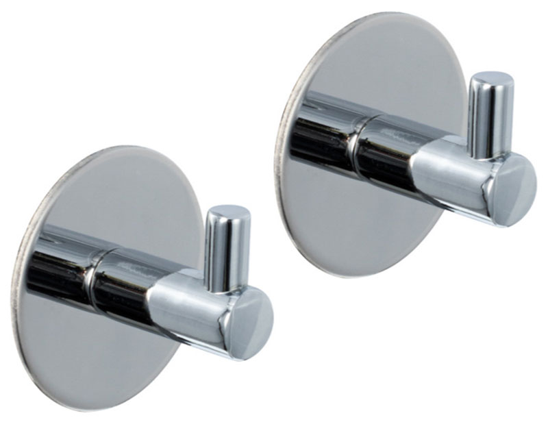 Изображение товара Крючок Fixsen 3М FX-558B из латуни, крепление на двусторонний скотч, 2 шт