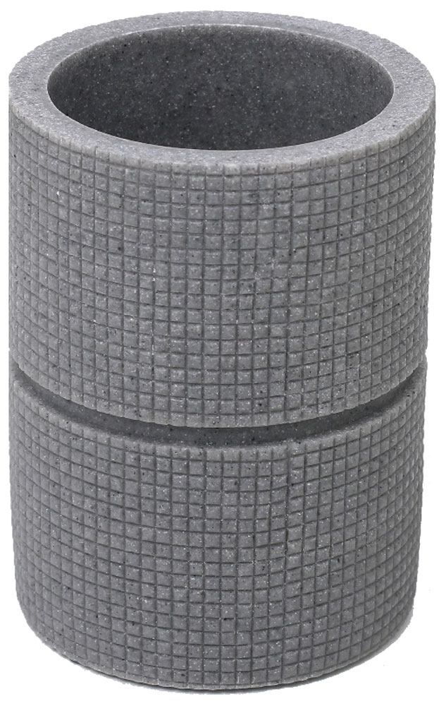 Изображение товара Стакан Fixsen NERO FX-240-3 из полирезина серый для настольной установки