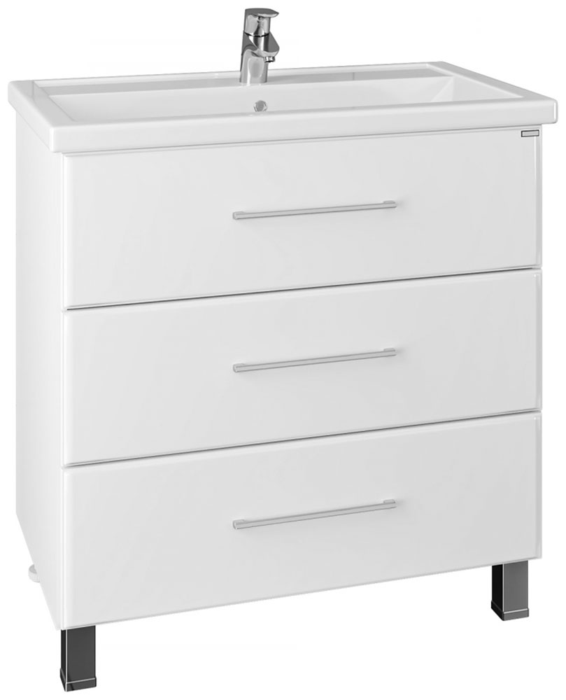 Изображение товара Тумба под раковину СаНта Омега-80 с 3 ящиками для ванной комнаты