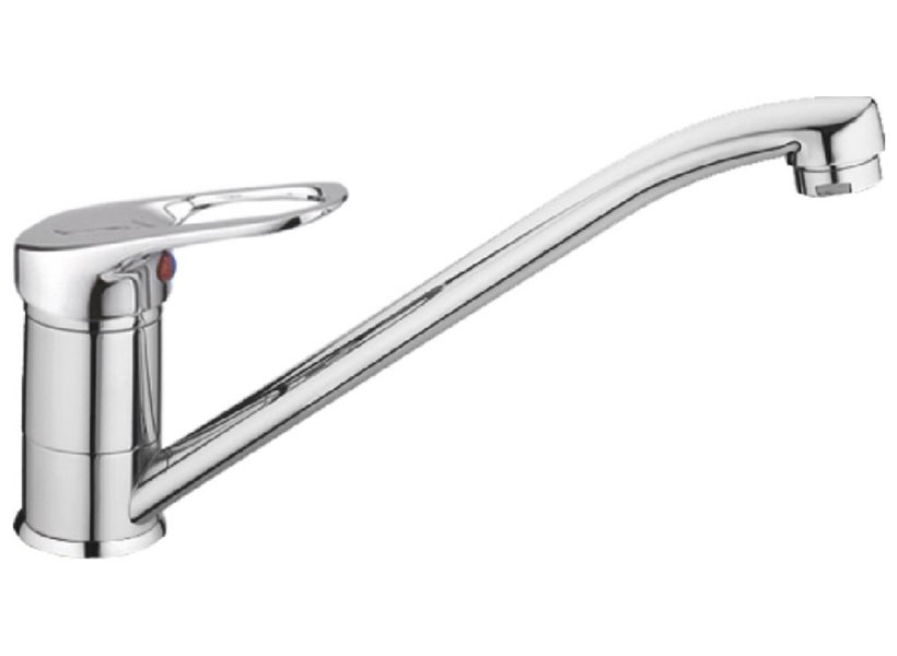 Изображение товара Кухонный смеситель Cron хром CN4237 с поворотным изливом и керамическим картриджем