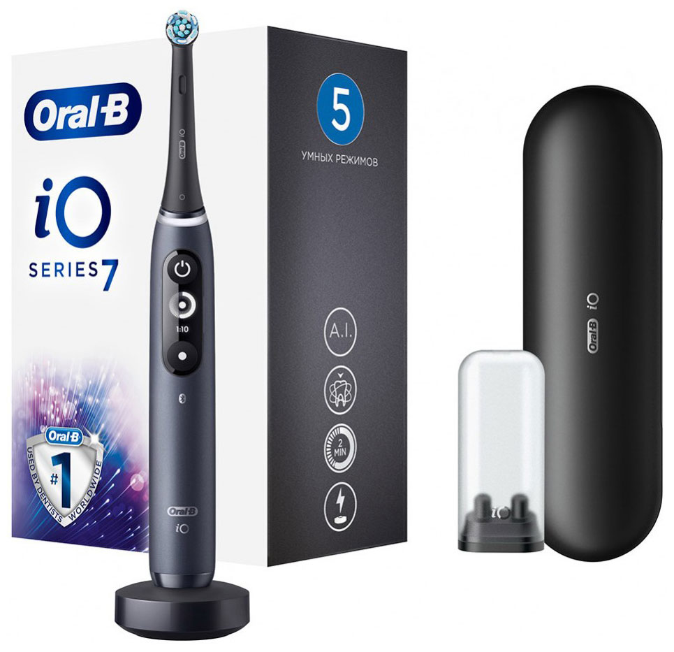 Электрическая зубная щетка Braun Oral-B iO Series 7 Onyx черный Электрическая зубная щетка Braun Oral-B iO Series 7 Onyx черный