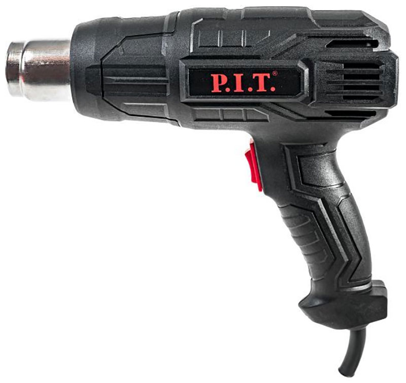 Изображение товара Портативный фен P.I.T. PHG 2000-D с насадками для ремонта и окрашивания