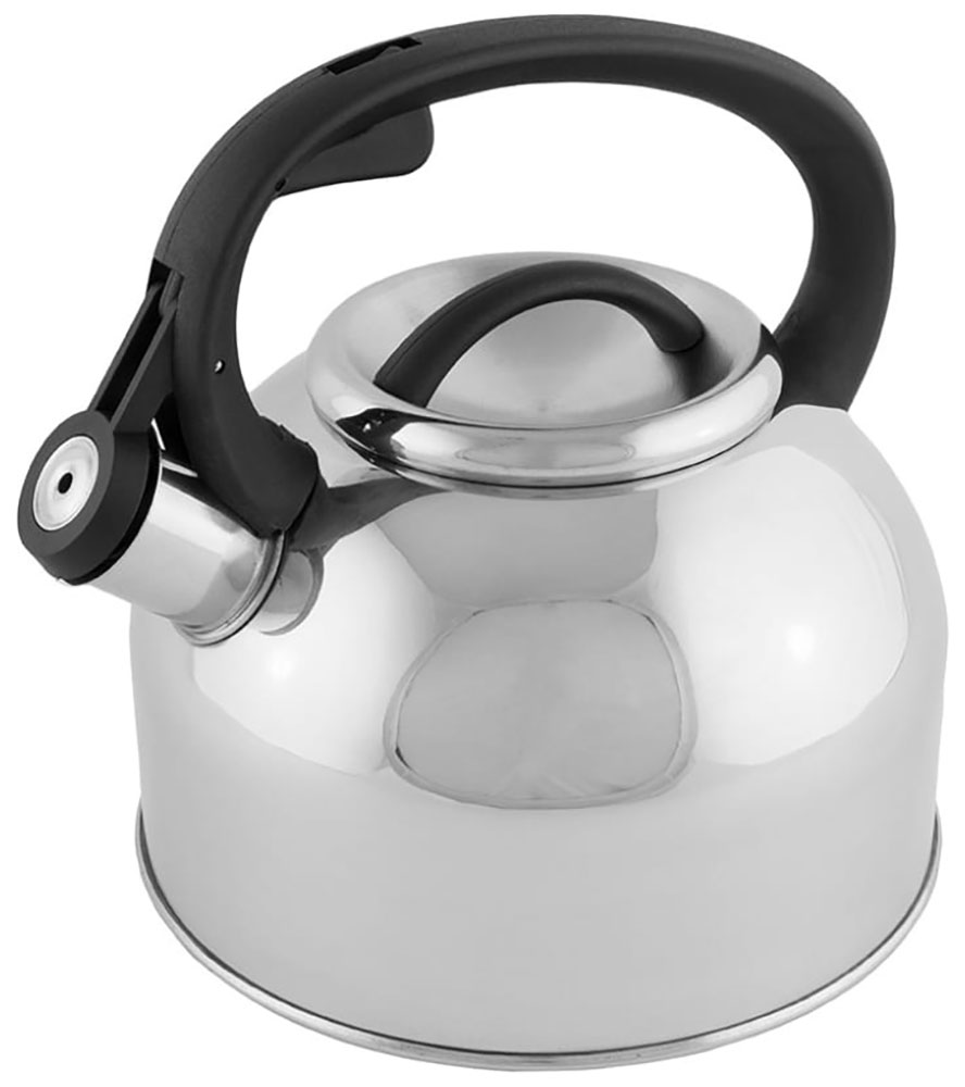 Изображение товара Чайник для плиты Mallony Arte, 2.5 л, нержавеющая сталь, зеркальная полировка (005177)