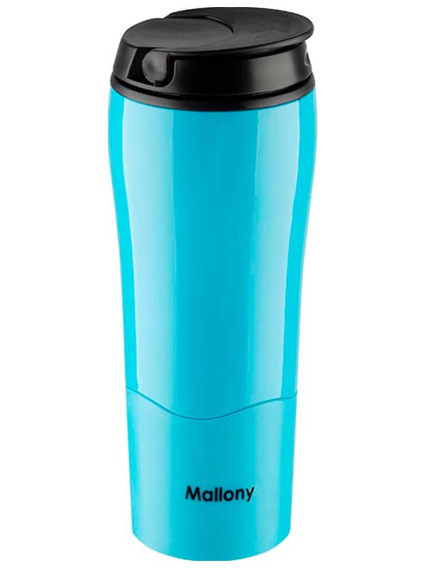 Изображение товара Термокружка-непроливайка Mallony MAGNIFICO, 480мл (106043) голубая