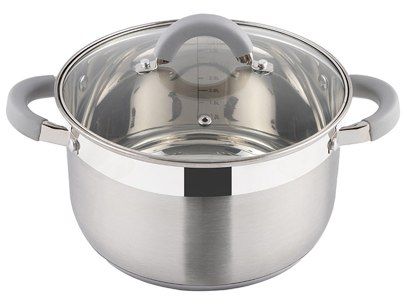 Изображение товара Кастрюля Mallony Felicita 5,1 л из нержавеющей стали с крышкой для индукционных плит