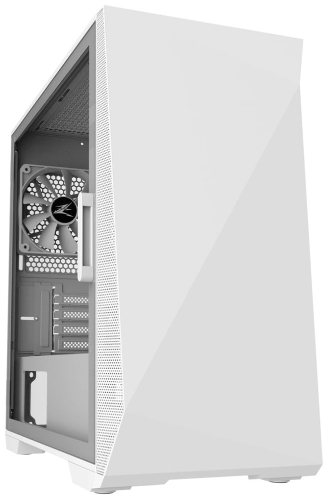 Изображение товара Компьютерный корпус Zalman Z1 ICEBERG White с стеклом и хорошей вентиляцией