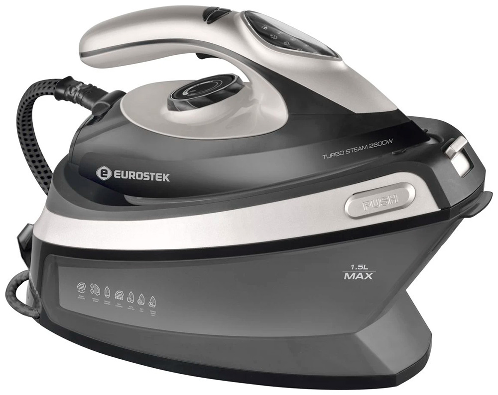 Изображение товара Утюг Eurostek EEI-3002 с паровой станцией 2800Вт керамическая подошва