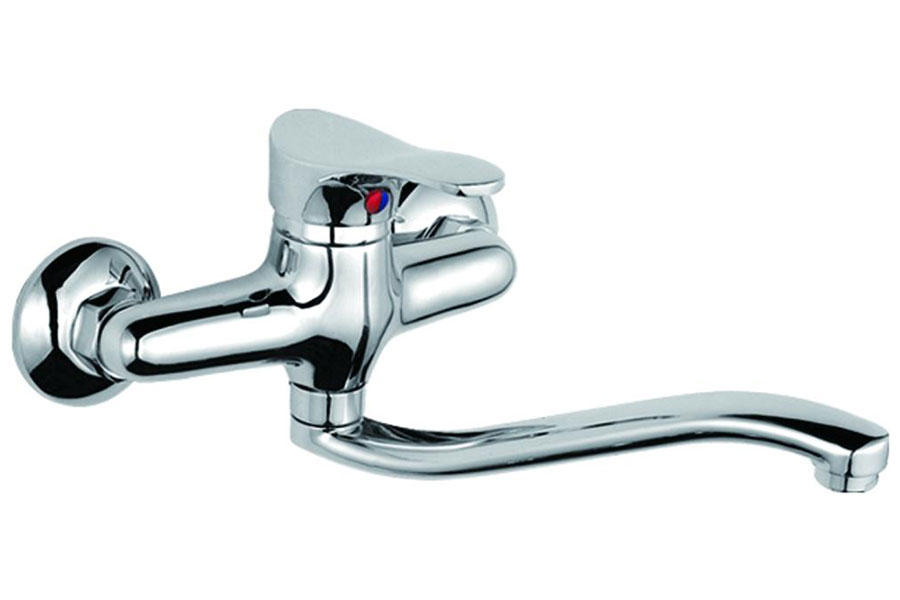 Изображение товара Смеситель для кухни настенный D-Lin D141305 хром