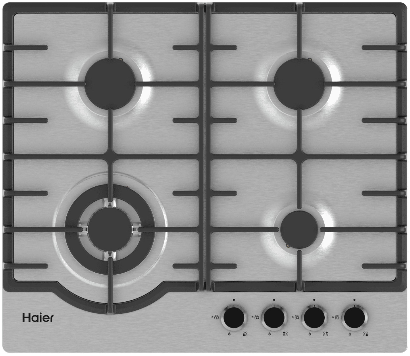 Встраиваемая газовая варочная панель Haier HHX-M64RFX Встраиваемая газовая варочная панель Haier HHX-M64RFX