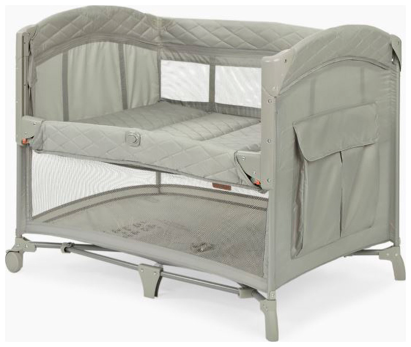 Изображение товара Манеж-кровать Happy Baby WILSON оливковый низкий вес безопасность комфорт