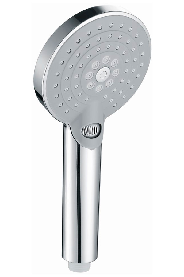 Изображение товара Душевая лейка D-Lin хром 9 см круглой формы с системой против известковых отложений