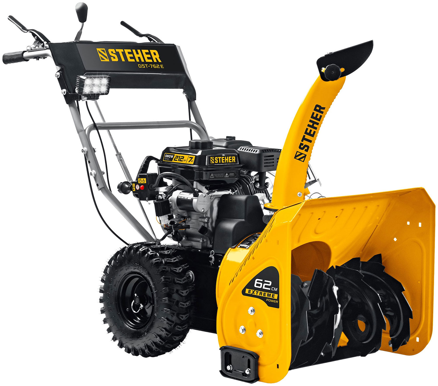 Изображение товара Снегоуборочная машина Steher EXTREM GST-762E с бензиновым двигателем 7 л.с