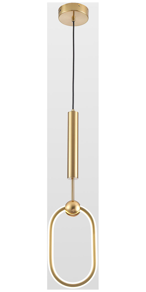 Изображение товара Подвесной светодиодный светильник Lussole Loft Lubbock LSP-7092 бронза белый