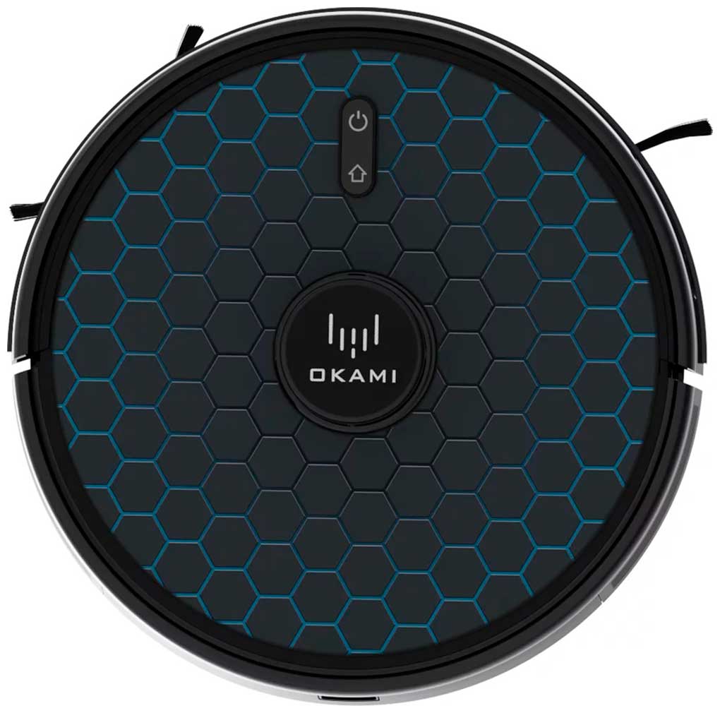 

Робот-пылесос Okami R115, Черный/синий