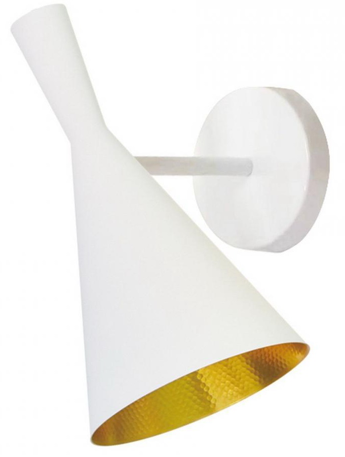 Изображение товара Бра Lumina Deco Foggi LDW 7712-A WT MAT+GD стиль хай-тек белый металл настенный светильник