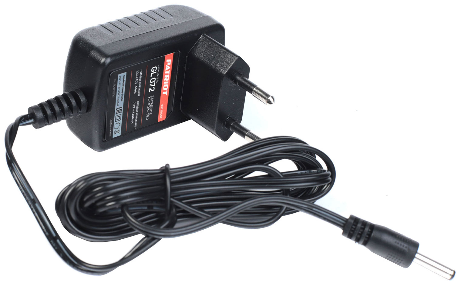 Изображение товара Зарядное устройство Patriot GL072 7.2V для аккумуляторов кусторезов