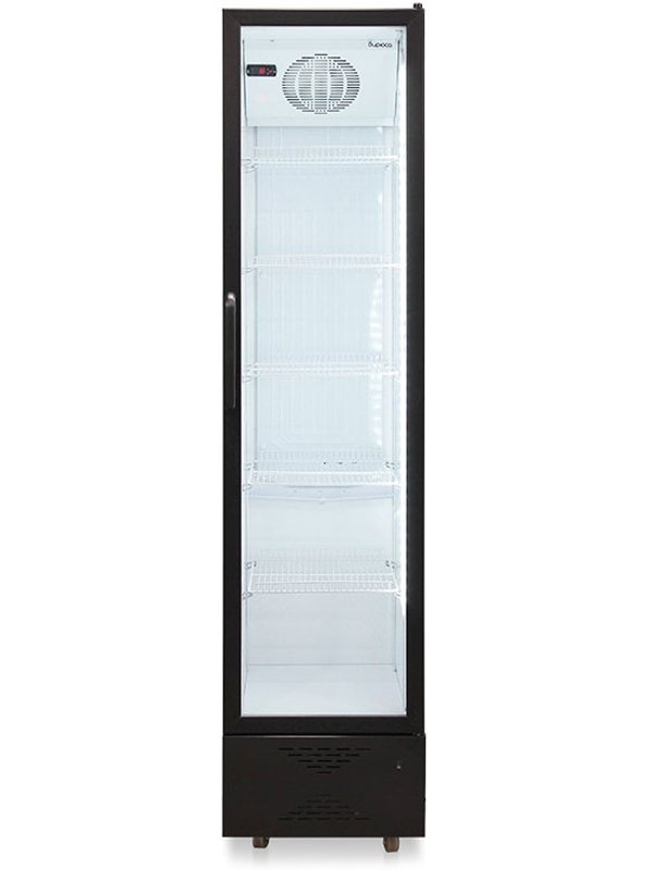 

Холодильная витрина Бирюса B390D черный фронт