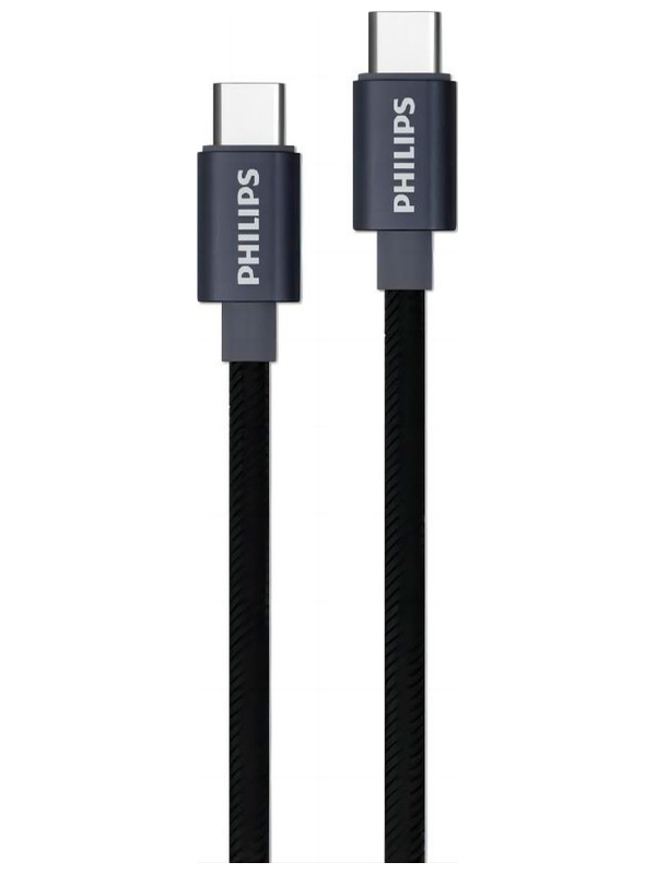 Изображение товара Кабель USB C - USB C 60W 1.2м черный для зарядки и передачи данных