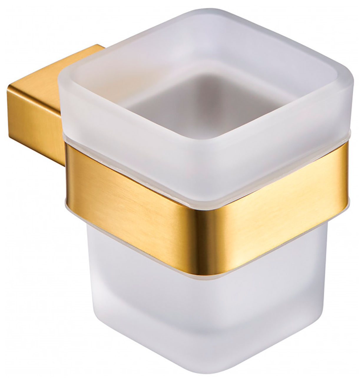 Изображение товара Держатель со стаканом Milacio Ultra, настенный, золото (MCU.951.GD)