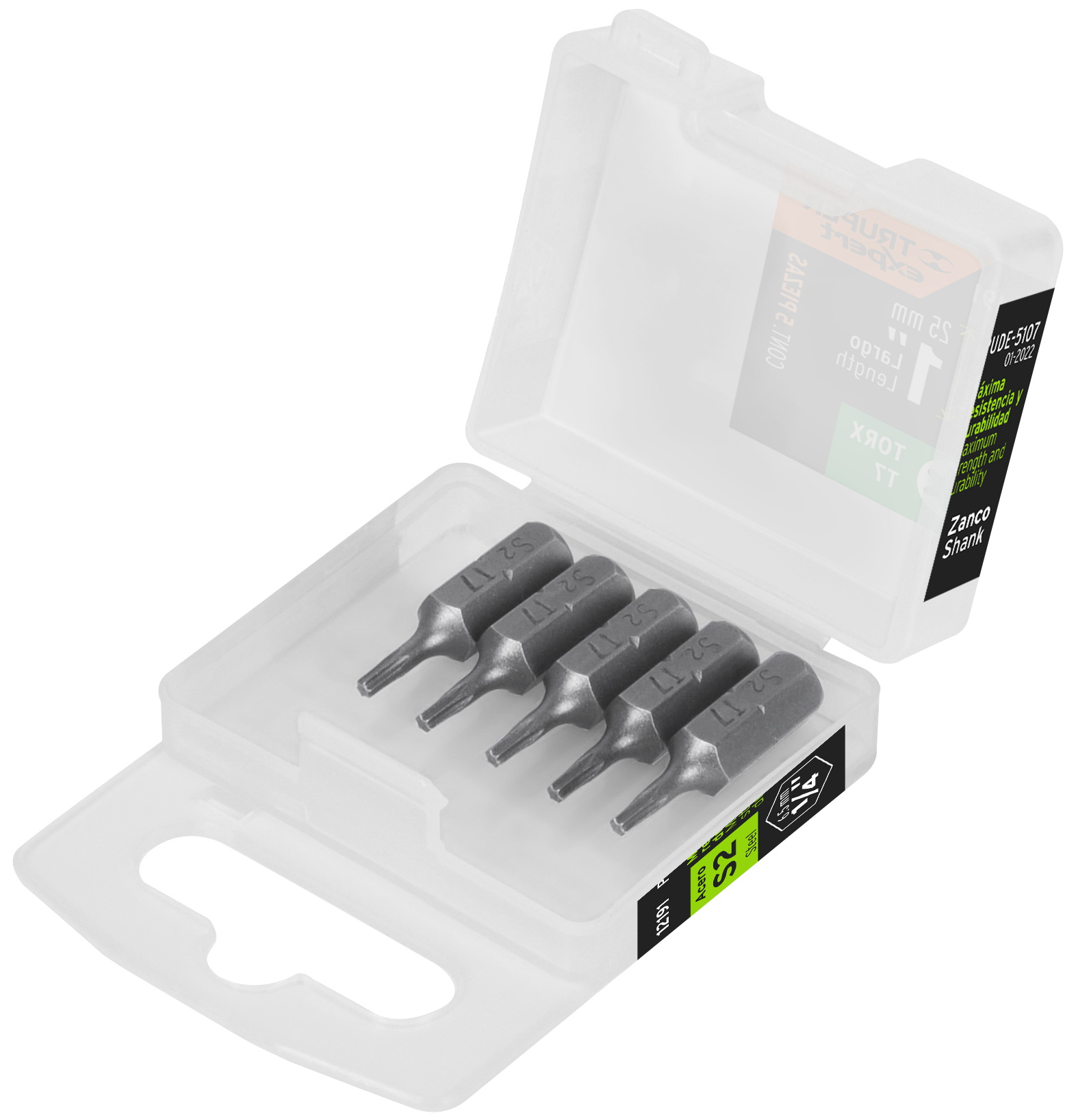 Изображение товара Набор бит Truper TORX T7, 25 мм, 5 шт (12191)