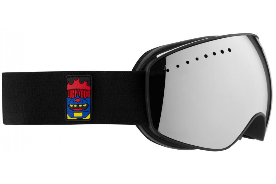 Изображение товара Горнолыжная маска LuckyBoo FUTURE черная с двойной линзой для детей