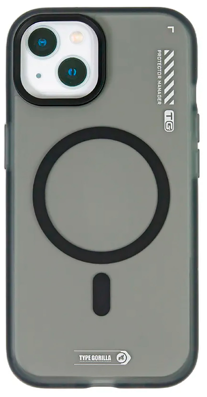 Изображение товара Чехол с магнитным покрытием Type Gorilla Dual Color iPhone15, Black (BL-T46-iP15-DC-BK)