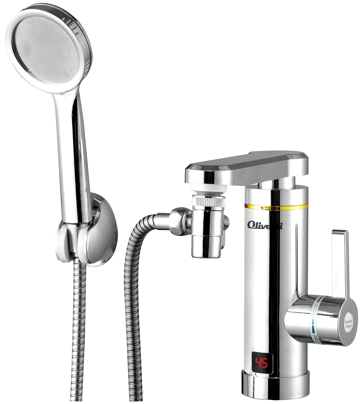 

Водонагреватель проточный Olivetti OL-WH4056SS, Серебристый