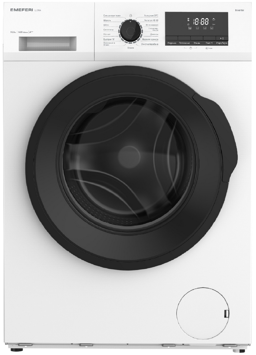 

Стиральная машина Meferi MFW101415WH ULTRA, Белый