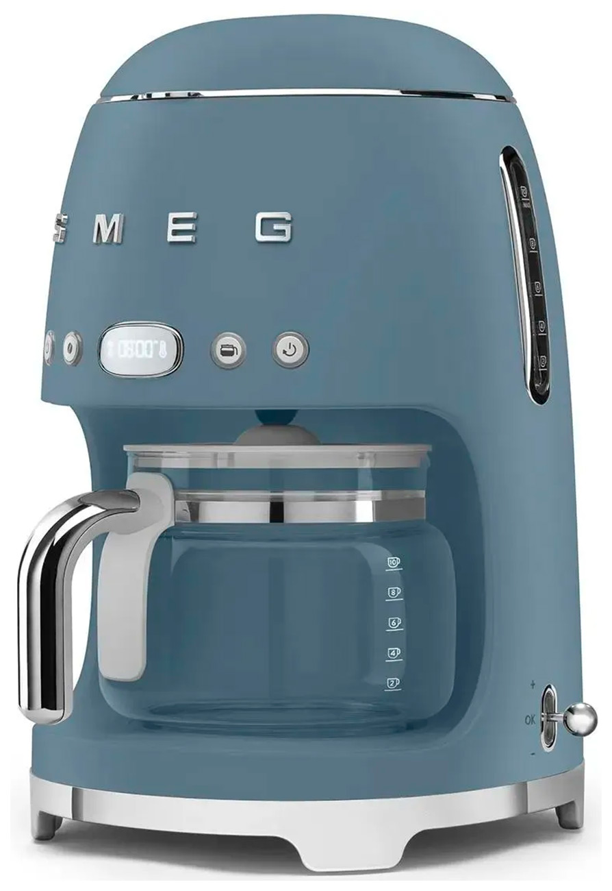 Изображение товара Капельная кофеварка Smeg DCF02SBMEU в стиле 50-х годов, 10 чашек
