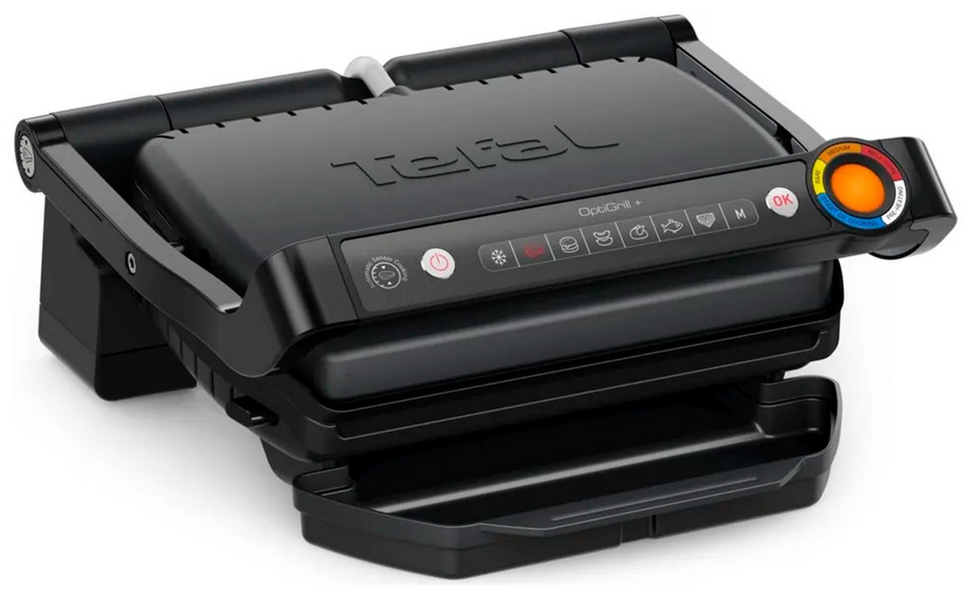 Изображение товара Умный электрогриль Tefal OptiGrill+ Intelligent Contact Grill (GC717810), черный