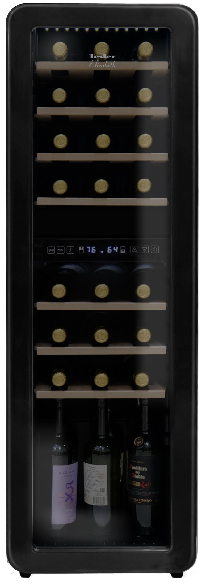Изображение товара Винный шкаф Tesler CWC-308 BLACK
