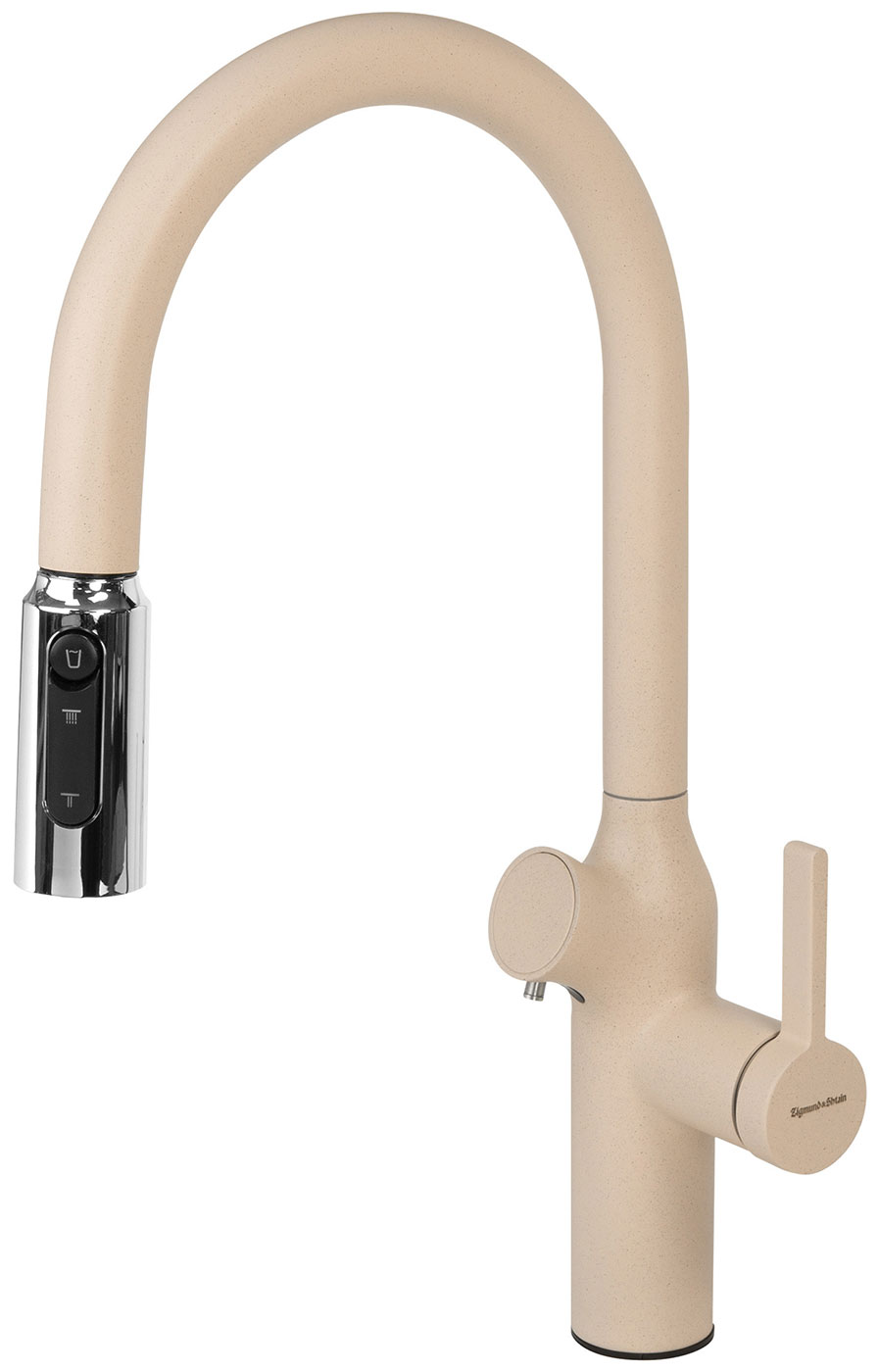 Изображение товара Кухонный смеситель Zigmund & Shtain 2500, топленое молоко