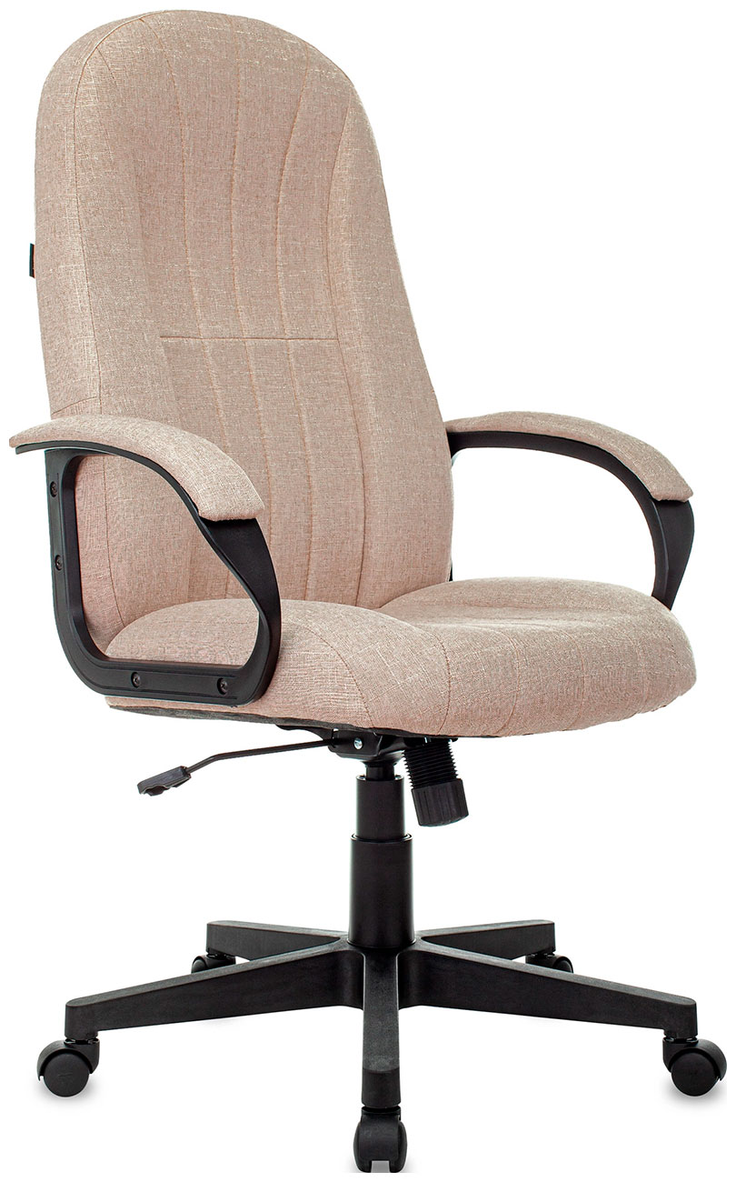 Изображение товара Кресло руководителя Бюрократ T-898, бежевый, 38-402, крестов. пластик