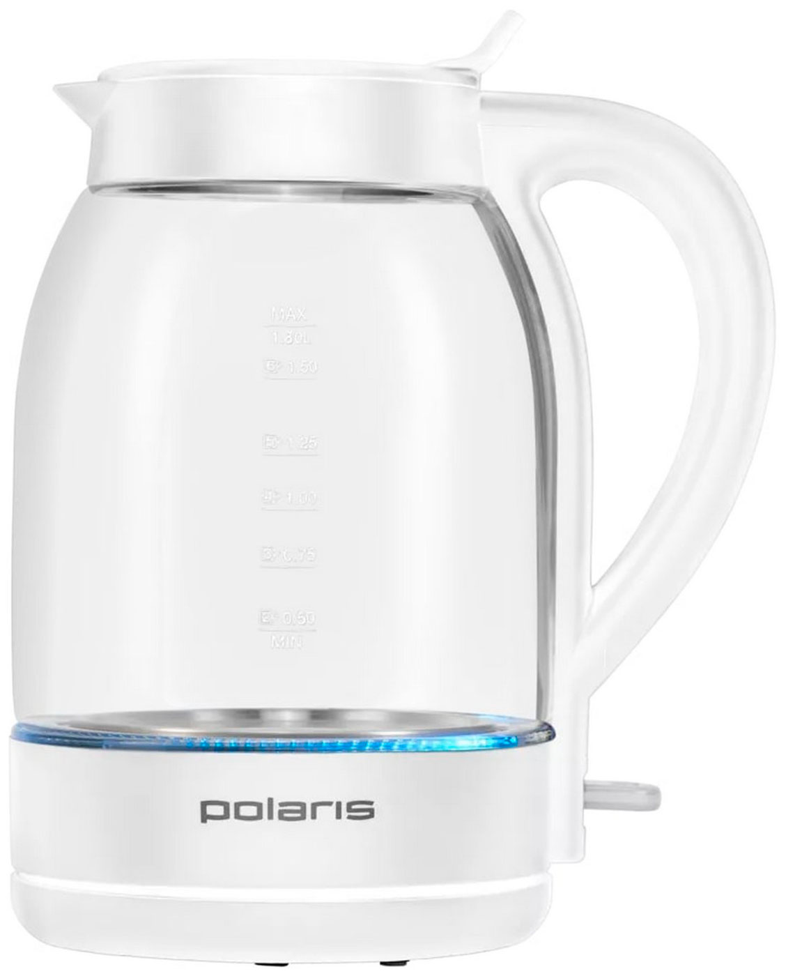 Изображение товара Чайник электрический Polaris PWK 1797CGL Water Way Pro, белый