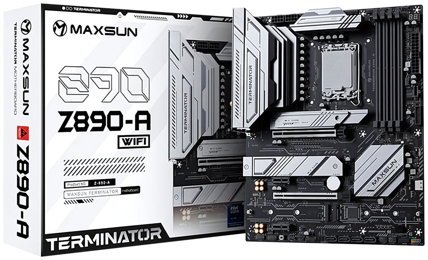 Изображение товара Материнская плата Maxsun MS-Terminator Z890-A WIFI LGA1851 ATX DDR5