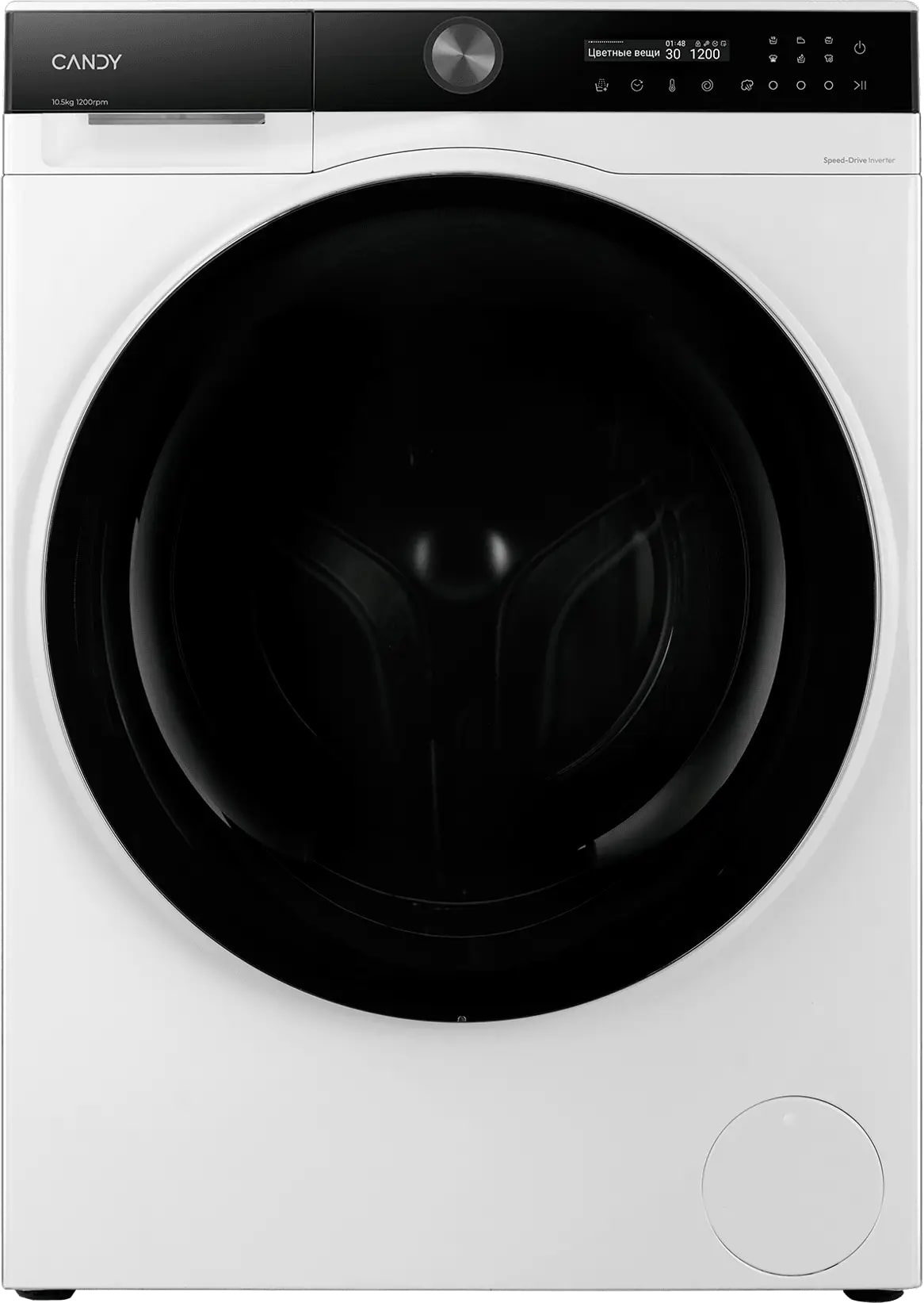 Изображение товара Стиральная машина Candy UltimO C47W 210MBSW-07 10.5 кг интерфейс TFT