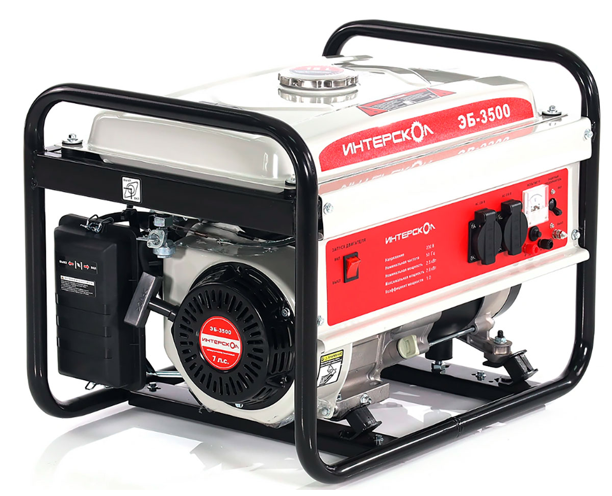Изображение товара Электростанция бензиновая синхронная Интерскол ЭБ3500 794.0.0.40