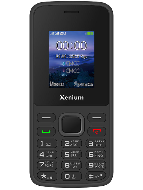 Изображение товара Мобильный телефон Philips Xenium X175 черный 2Sim классический 2G