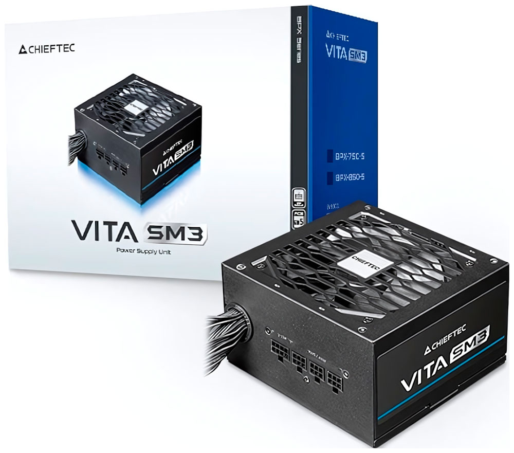 Изображение товара Блок питания Chieftec Vita SM3 ATX 850W BRONZE (BPX-850-C)