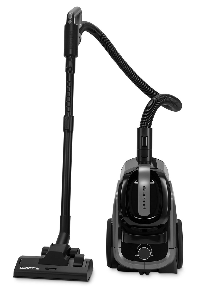 Изображение товара Пылесос напольный Polaris PVC 1909 графитовый компактный мощный циклоний