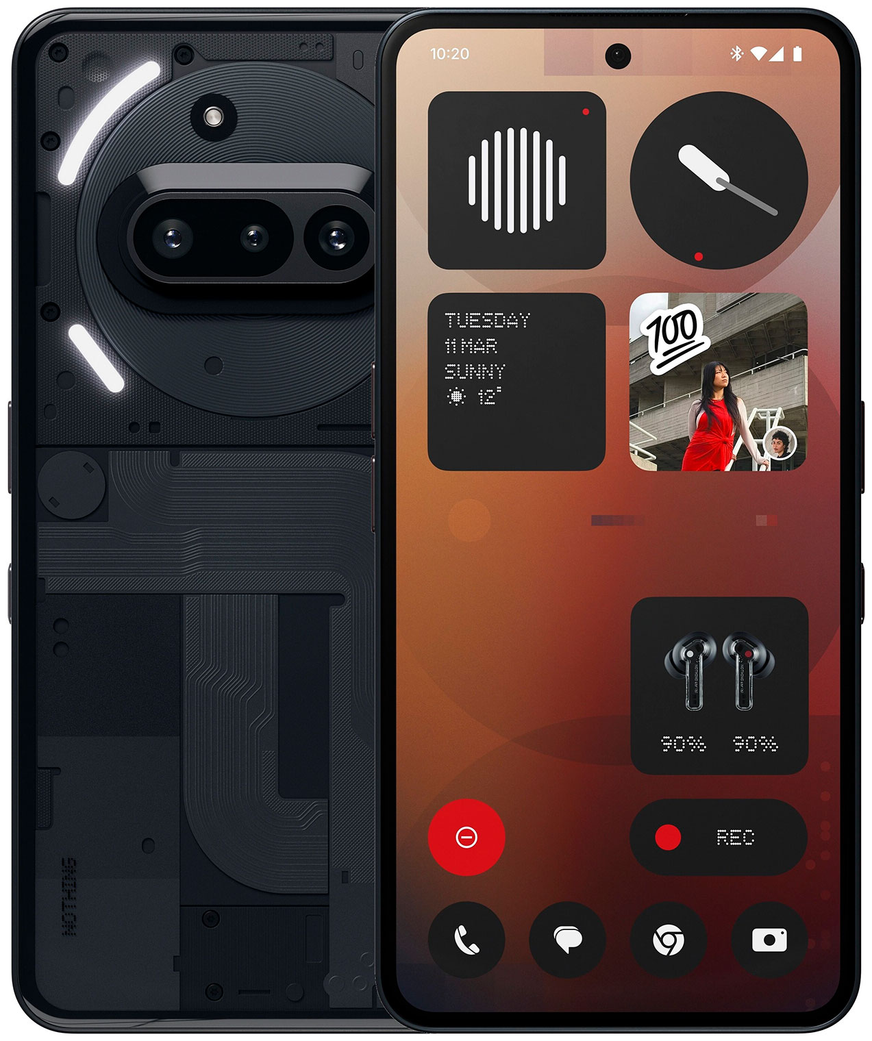 Изображение товара Смартфон Nothing phone 3a 8/128 (A10400148) BLACK