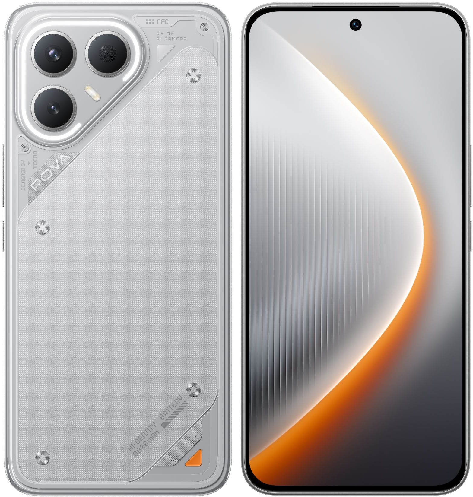 Изображение товара Смартфон Tecno POVA 7 Pro 5G 256Gb 12Gb серый