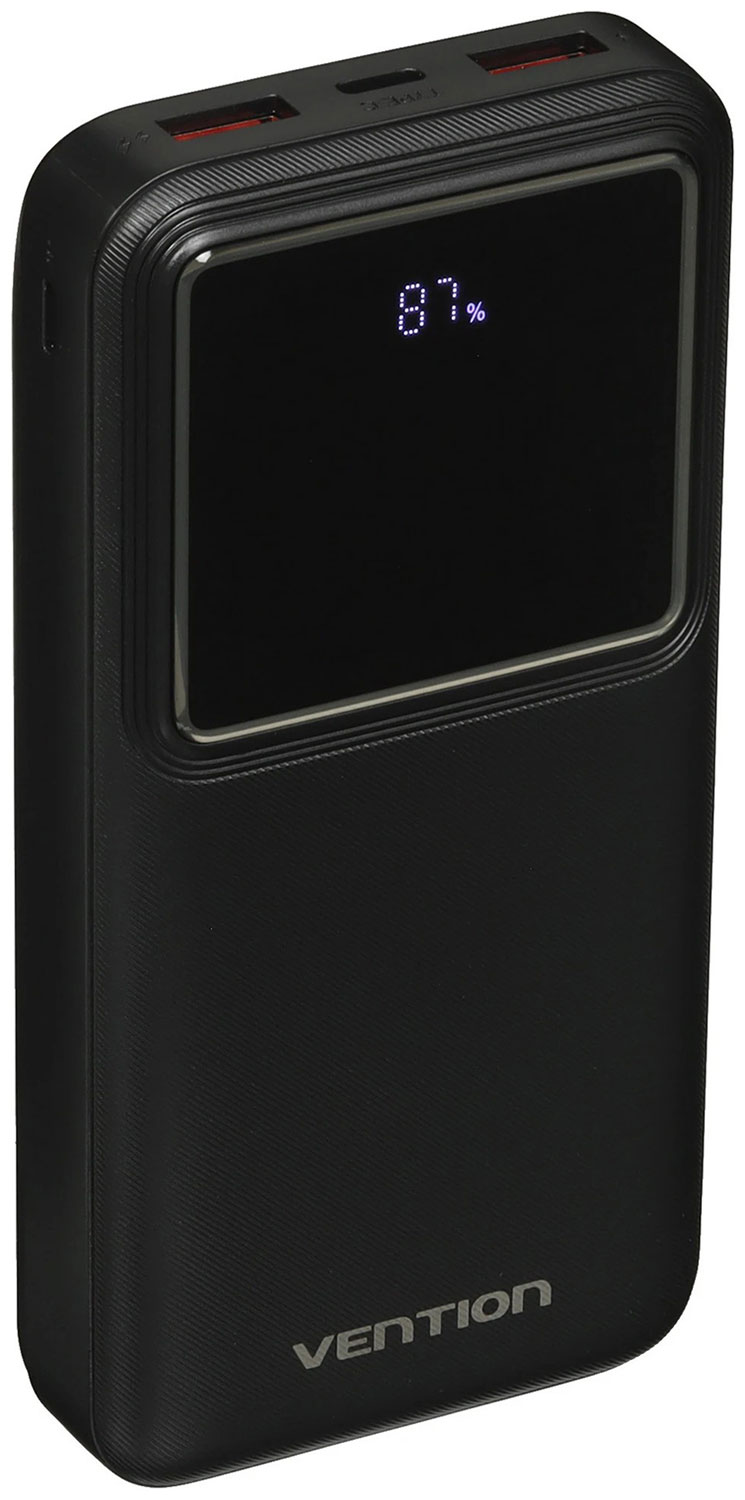 Изображение товара Внешний аккумулятор Vention 20000мАч 22.5W с дисплеем черный