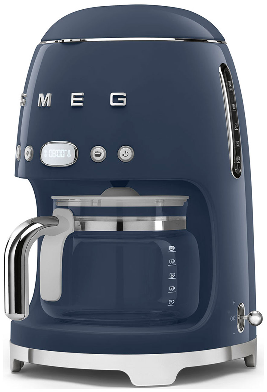 

Капельная кофеварка Smeg DCF02NBEU, Темно-синий